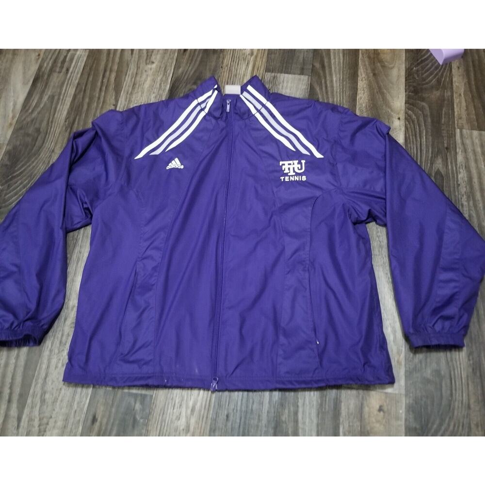 Vintage‎ Tennessee Tech Tennis Adidas Men’s XL Purple Windbreaker TTU